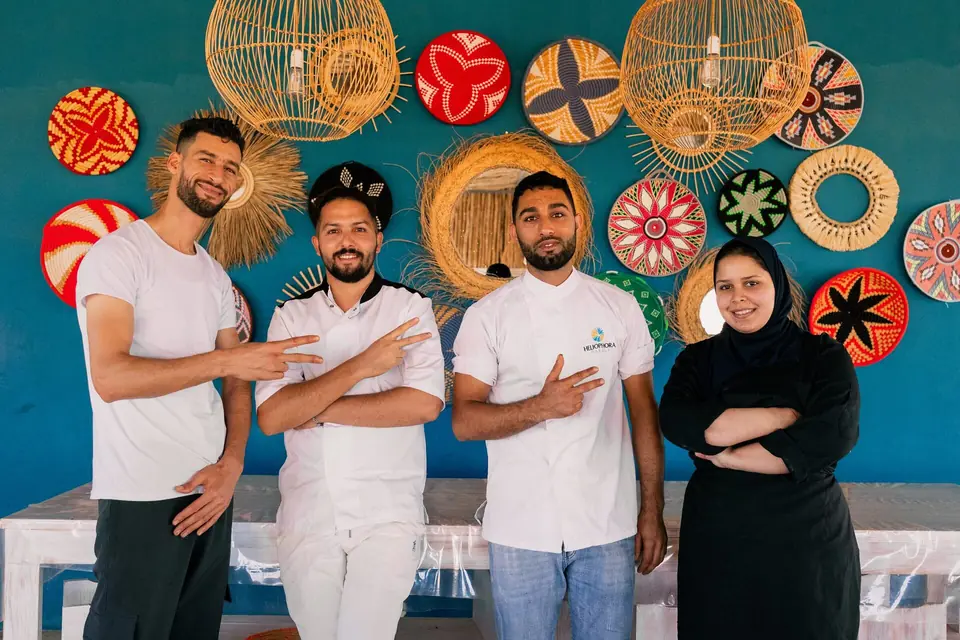 La squadra in cucina