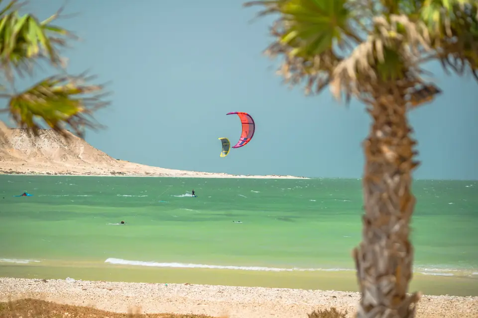 Kitesurf sulla laguna