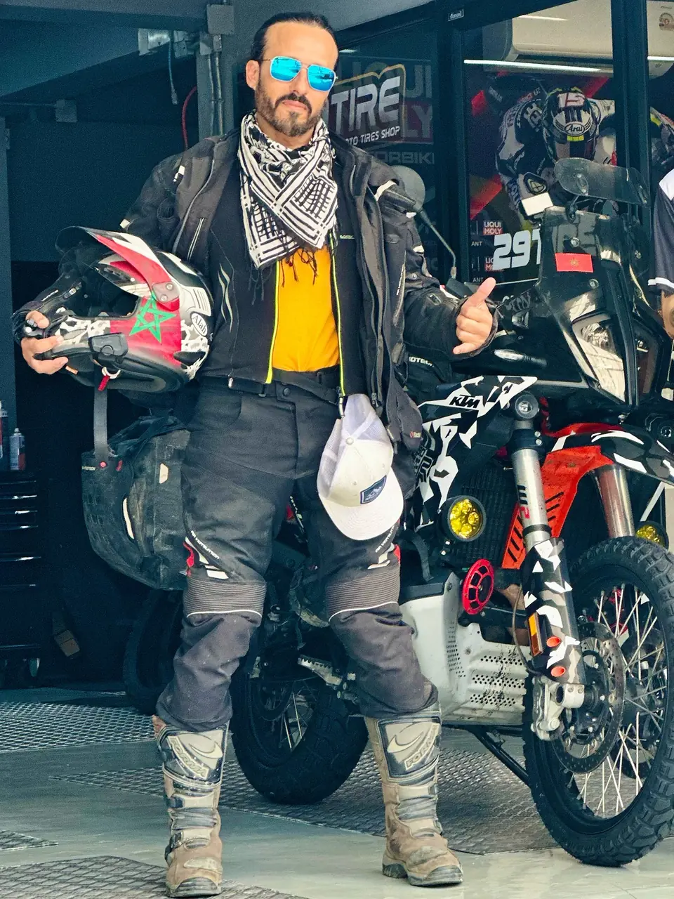 Motorcycle travellers, you are our guests